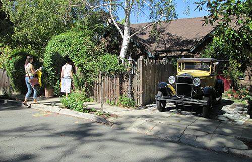 This charming residence in the town of Martinez, CA feels like a 200 year old Swiss Chalet inside.
